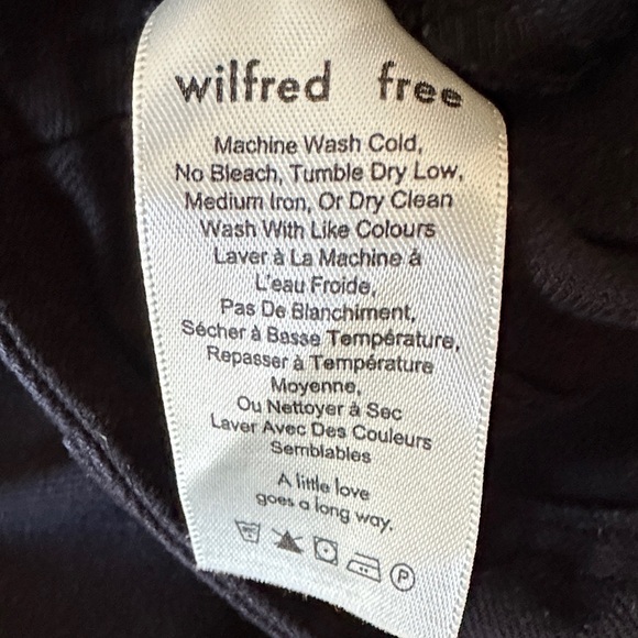 Wilfred Black Straight Leg Pants - Picture 6 of 7